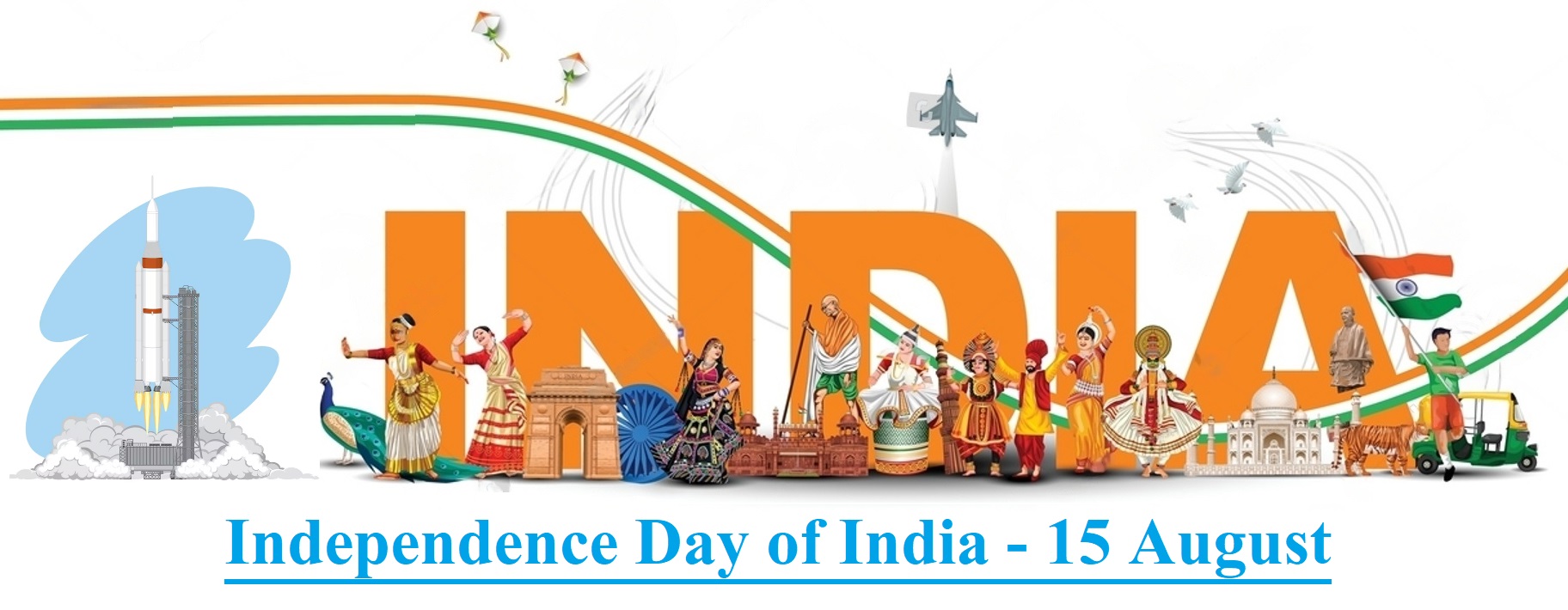 Independence Day of India 15 August
